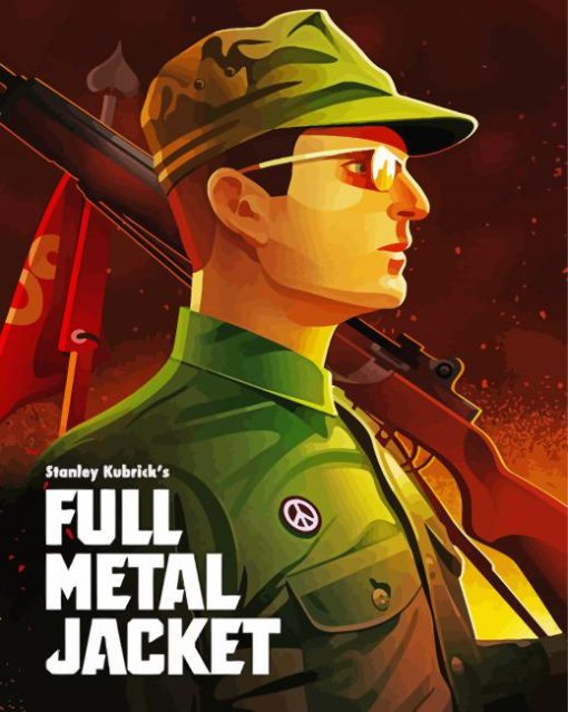 Full Metal Jacket Poster paint by number