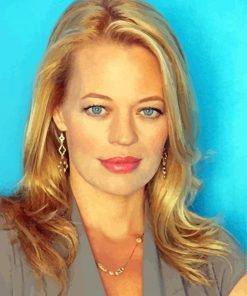 Gorgeous Jeri Ryan paint by number