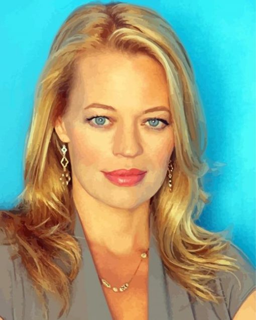 Gorgeous Jeri Ryan paint by number