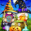 Halloween Gnomes Celebration paint by number