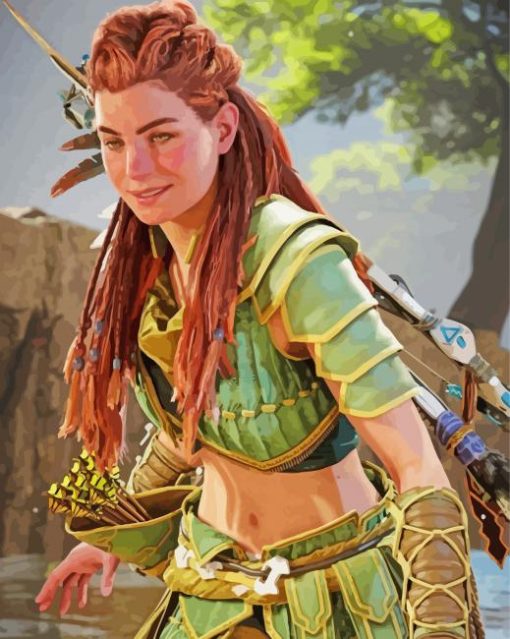 Horizon Forbidden West Aloy paint by number