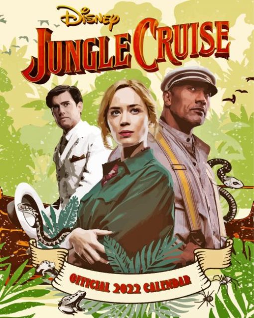 Jungle Cruise Poster paint by number