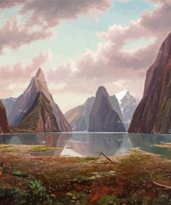 Milford Sounds Art paint by number