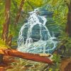 Mingo Falls Landscape Art paint by number