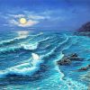 Ocean Night Art paint by number