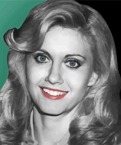 Olivia Newton John Art paint by number