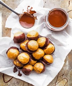 Peanut Butter Buckeyes Candy paint by number