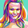 Pop Art Rachel McAdams paint by number