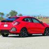 Red Honda Hatchback paint by number