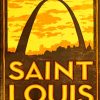 Retro St Louis Mo paint by number