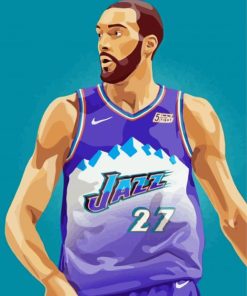 Rudy Gobert Art paint by number