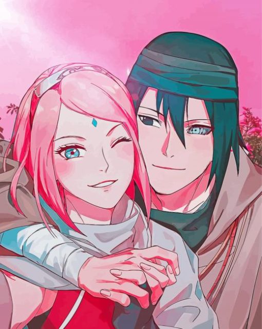 Sakura Sasuke paint by number