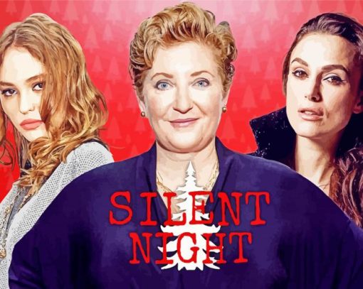 Silent Night Poster paint by number