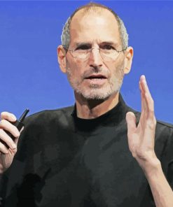 Steve Jobs paint by number