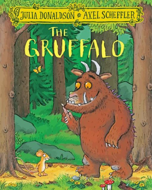 The Gruffalo Cartoon Poster paint by number