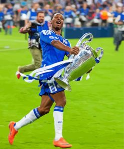 The Footballer Drogba paint by number