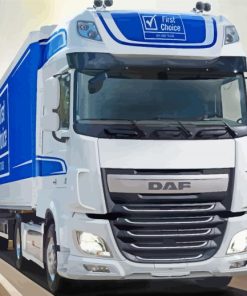 Trucks Daf paint by number