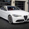 White Giulia Car paint by number