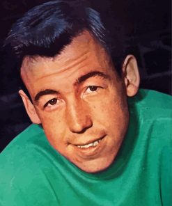 Young Gordon Banks paint by number