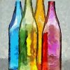 Abstract Four Bottles Paint By Numbers