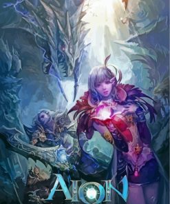 Aion Poster paint by number