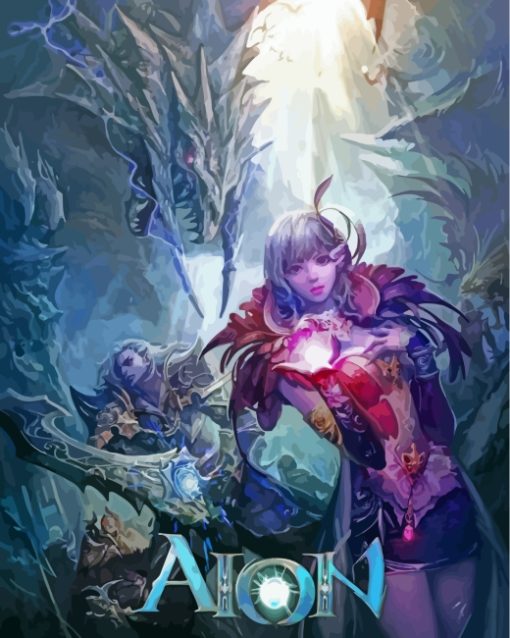 Aion Poster paint by number