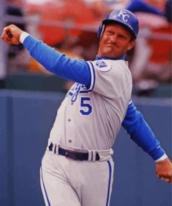 American George Brett Paint By Numbers