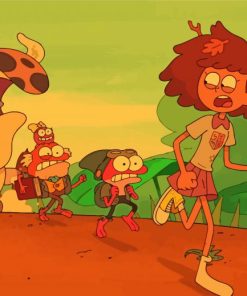 Amphibia Characters paint by number