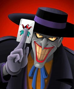 Animated Joker With Card Paint By Numbers