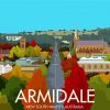 Australia Armidale City Poster paint by number