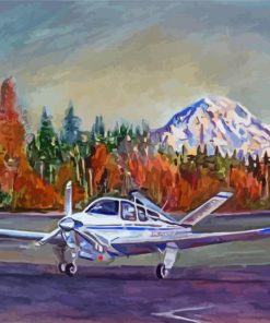 Beechcraft Bonanza Aircraft Paint By Numbers