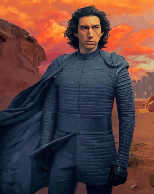 Ben Solo Kylo Ren Paint By Numbers