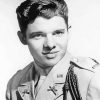 Black And White Soldier Audie Murphy paint by number