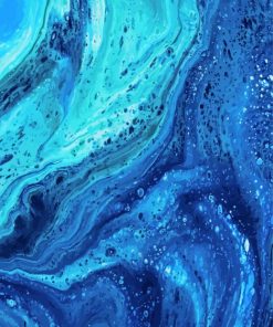 Blue Ocean Abstract paint by number