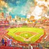 Busch Stadium St Louis Art Paint By Numbers