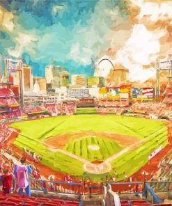 Busch Stadium St Louis Art Paint By Numbers