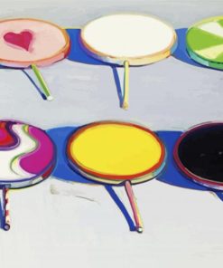 Candies By Wayne Thiebaud Marie Paint By Numbers