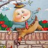 Cartoon Humpty Dumpty Paint By Numbers