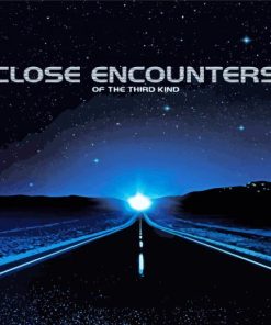 Close Encounters Of The Third Kind Poster Paint By Number