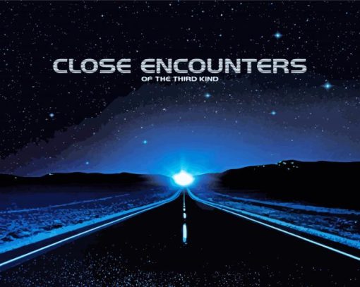 Close Encounters Of The Third Kind Poster Paint By Number