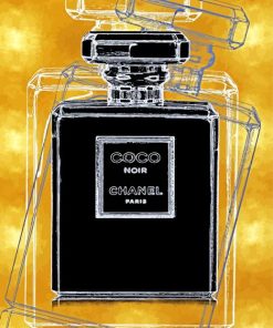 Coco Noir Chanel Art Paint By Numbers