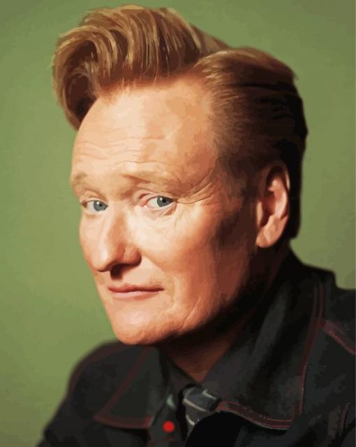 Conan Obrien Tv Host Paint By Numbers