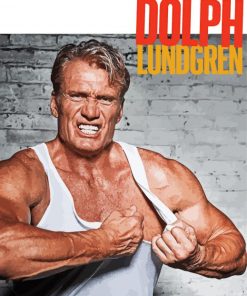 Dolph Lundgren Poster Paint By Numbers