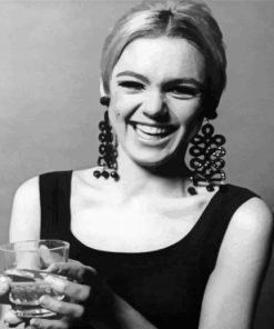 Edie Sedgwick Laughing paint by number