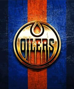 Edmonton Oilers Logo Paint By Number