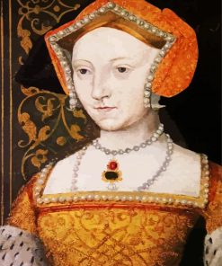 England Queen Jeanne Seymour paint by number