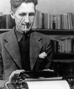 English Novelist George Orwell Paint By Numbers