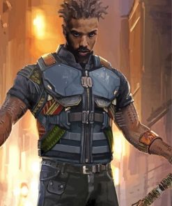 Erik Killmonger Marvel Paint By Numbers