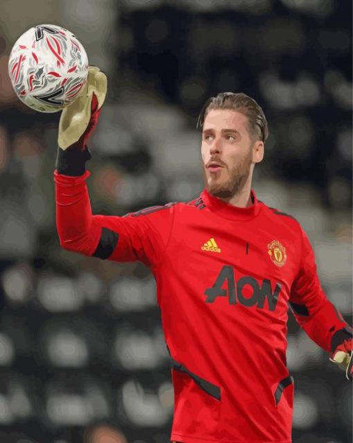 Footballer David De Gea Paint By Numbers