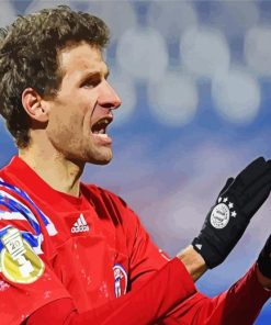 German Footballer Thomas Muller Paint By Numbers